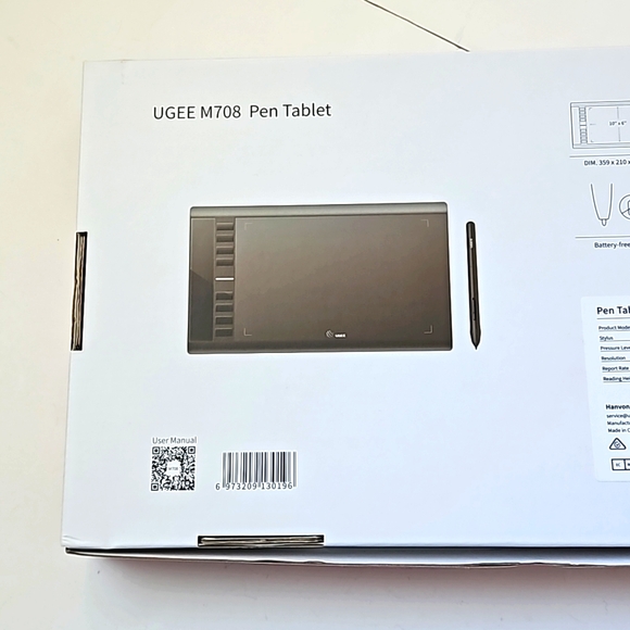 NWT UGEE M708 Pen Tablet - Picture 7 of 11